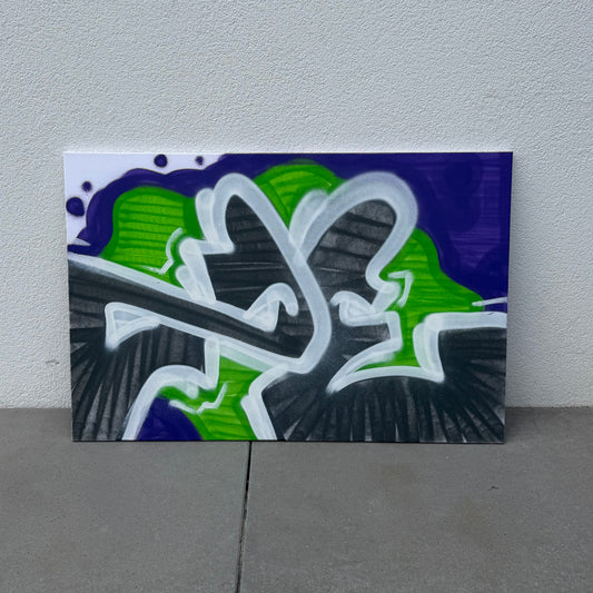 OBRAZ #1 ZE BUBBLY THROWIE 60 x 90 cm